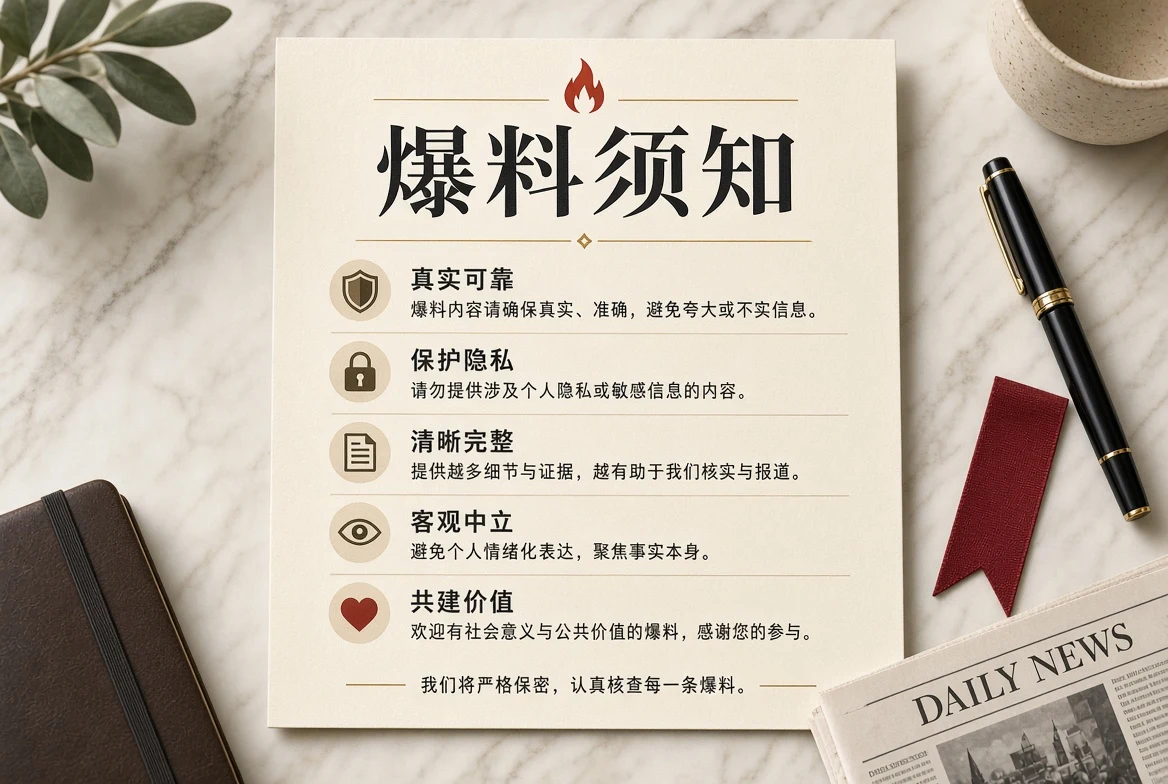 爆料须知栏目图片