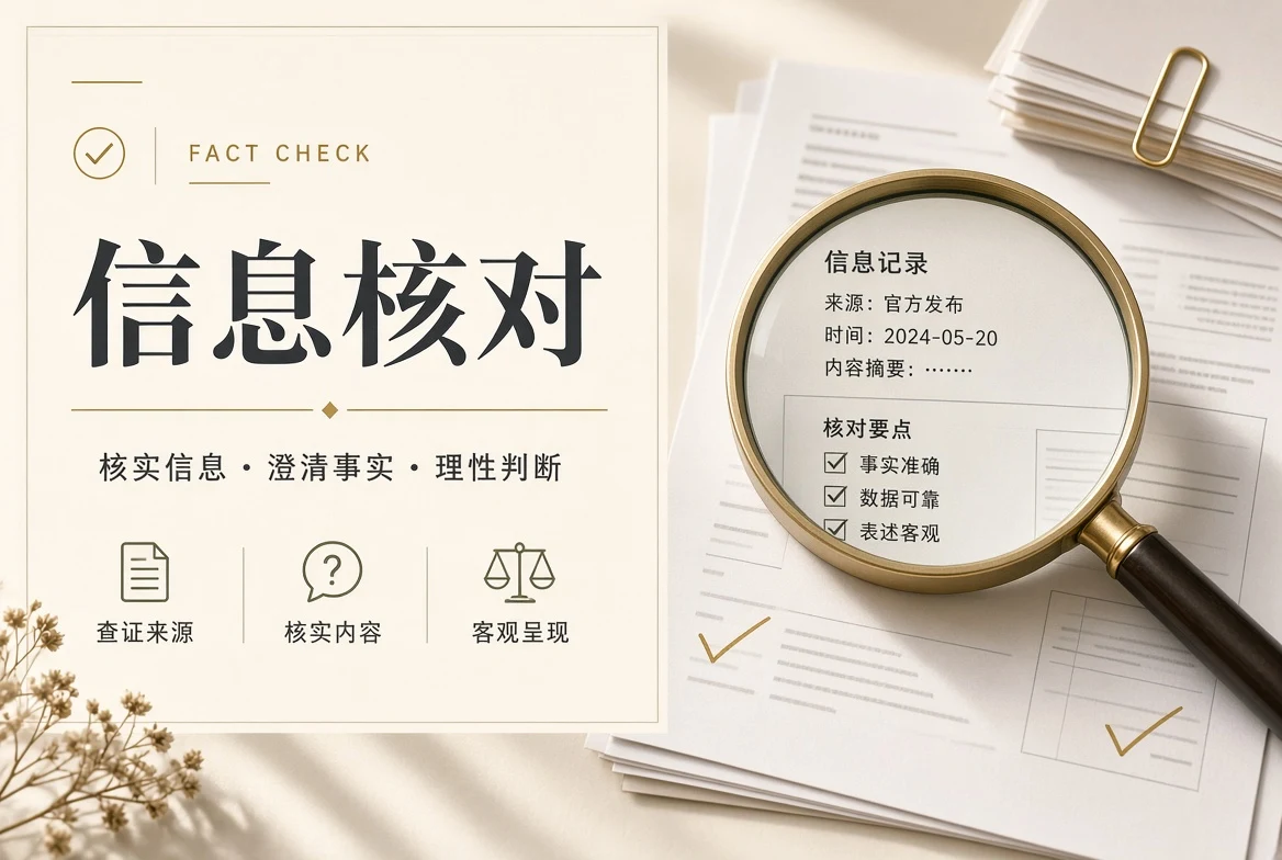 信息核对栏目图片